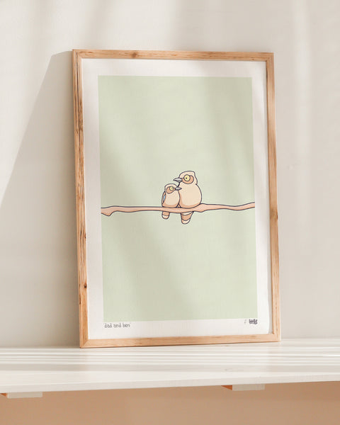 Create Your Own Kookaburra Family Print