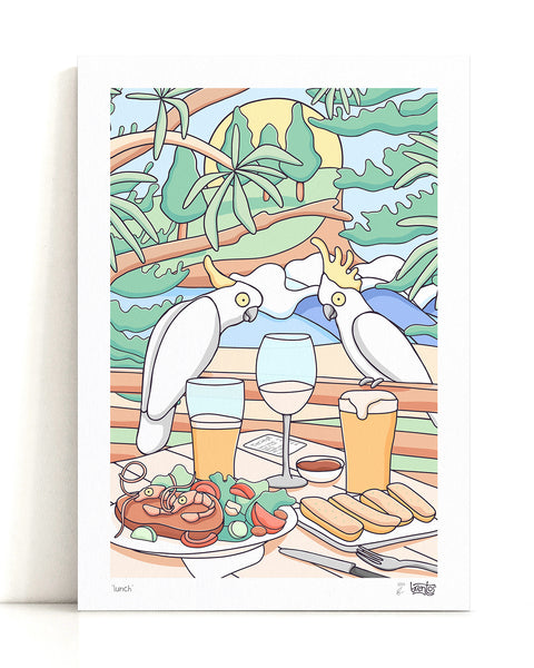 Lunch Art Print