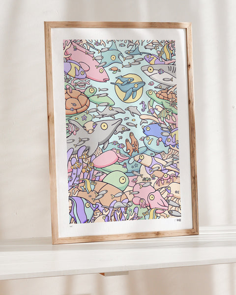 Reef Art Print