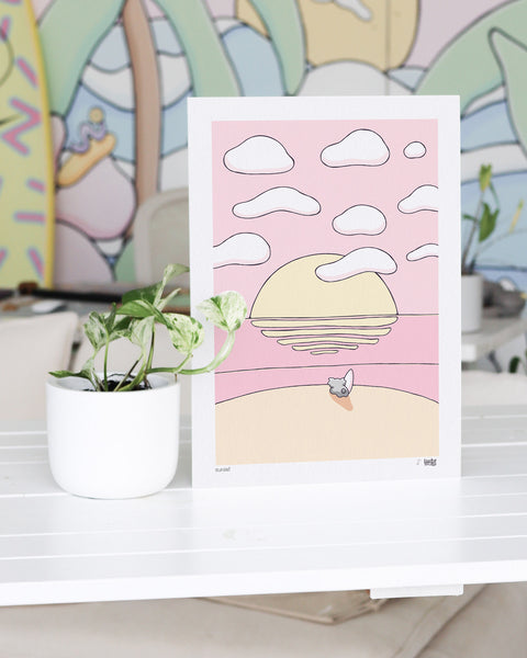 Sunset Art Print