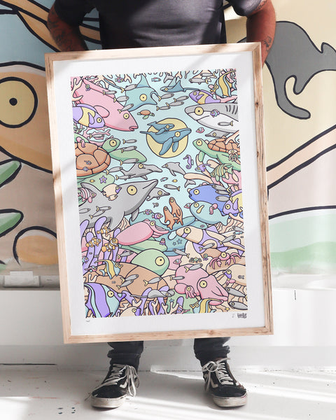 Reef Art Print