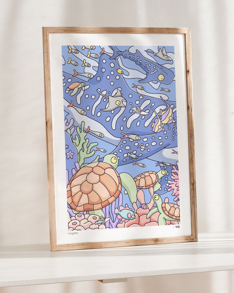 Ningaloo Art Print