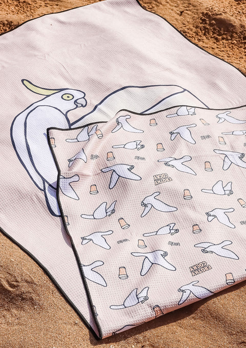 Frothy Cocky Jumbo Beach Towel